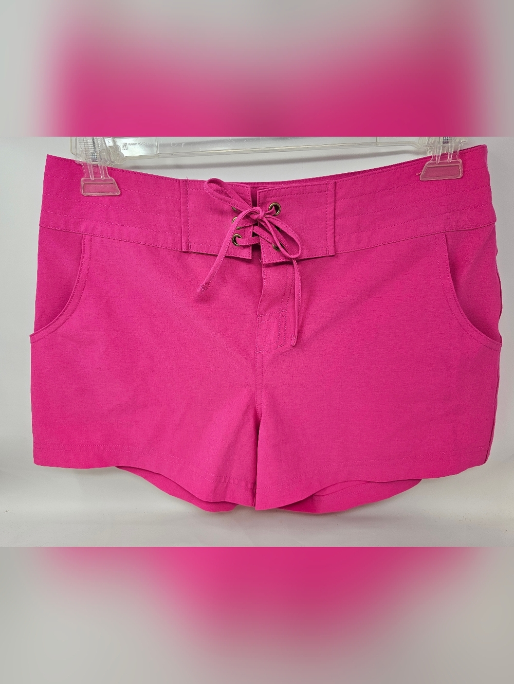 LA BLANCA Resort Wear Laced Front Swim Board Shorts Size Medium